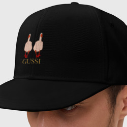 Кепка снепбек с прямым козырьком Два весёлых гуся - Gussi - fashion 2055