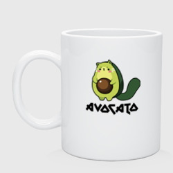 Avocado - avocato joke – Кружка керамическая с принтом купить