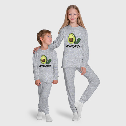 Детская пижама с лонгсливом хлопок с принтом Avocado - AvoCATo - Joke, фото #5