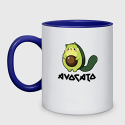 Avocado - avocato joke – Кружка двухцветная с принтом купить