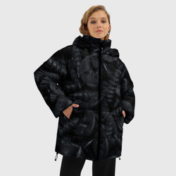 Женская зимняя куртка Oversize Саморезы - фото 2