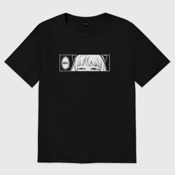 Женская футболка хлопок Oversize Аня форджер - Хехе