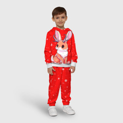Детский костюм с толстовкой 3D Кролик олень - кролик с рожками - фото 2