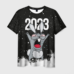 Мужская футболка 3D Злой кролик 2023