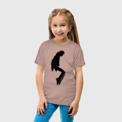 Детская футболка хлопок Силуэт Майкла Джексона - Minimalism - фото 2