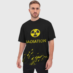 Мужская футболка oversize 3D Radiation - радиационная опасность - фото 2