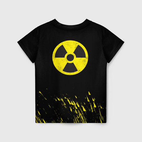 Детская футболка 3D Radiation - радиационная опасность, цвет 3D печать - фото 2