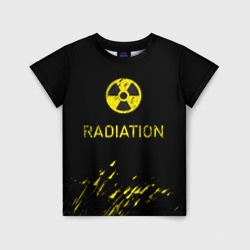 Детская футболка 3D Radiation - радиационная опасность