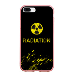 Чехол для iPhone 7Plus/8 Plus матовый Radiation - радиационная опасность