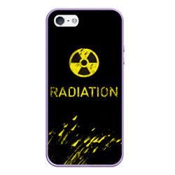 Чехол для iPhone 5/5S матовый Radiation - радиационная опасность