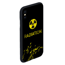 Чехол для iPhone XS Max матовый Radiation - радиационная опасность - фото 2