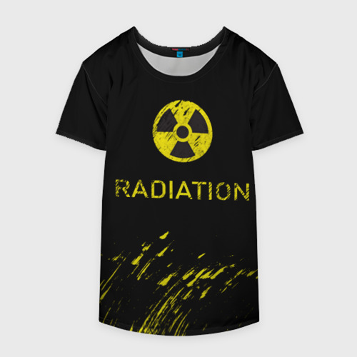 Накидка на куртку 3D Radiation - радиационная опасность, цвет 3D печать - фото 4