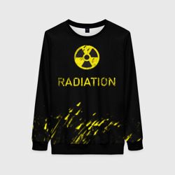 Женский свитшот 3D Radiation - радиационная опасность