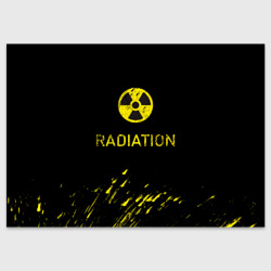 Поздравительная открытка Radiation - радиационная опасность