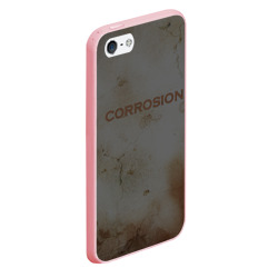 Чехол для iPhone 5/5S матовый Corrosion - рыжая ржавчина - фото 2