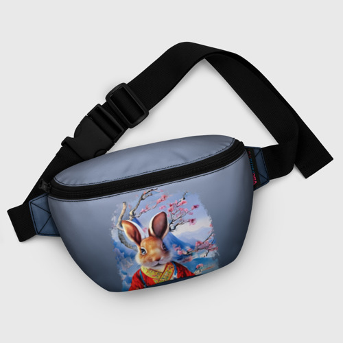 Поясная сумка 3D с принтом Кролик в китайском халате, фото #5