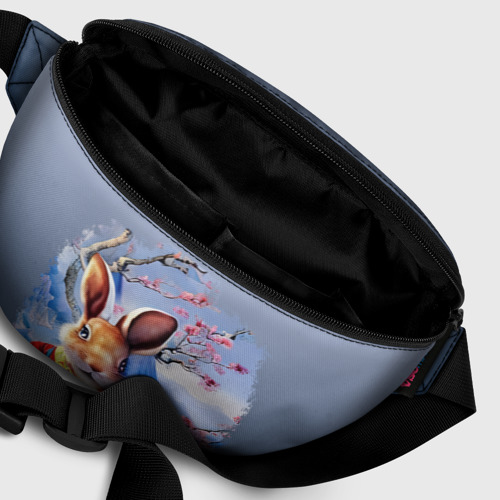 Поясная сумка 3D с принтом Кролик в китайском халате, фото #6