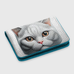 Картхолдер с принтом Нейросеть: британский кот-подушка