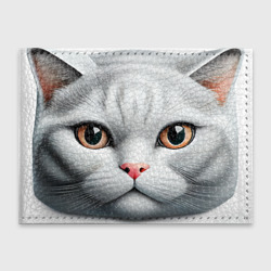 Обложка для студенческого билета Нейросеть: британский кот-подушка