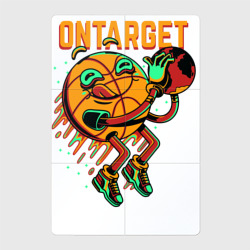 Баскетбольный мяч с глобусом – Магнитный плакат 2Х3 с принтом купить