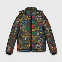 Зимняя куртка для мальчиков 3D Шпаргалка по химии