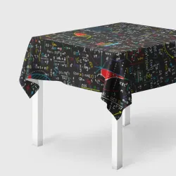 Скатерть 3D Шпаргалка по математике с формулами