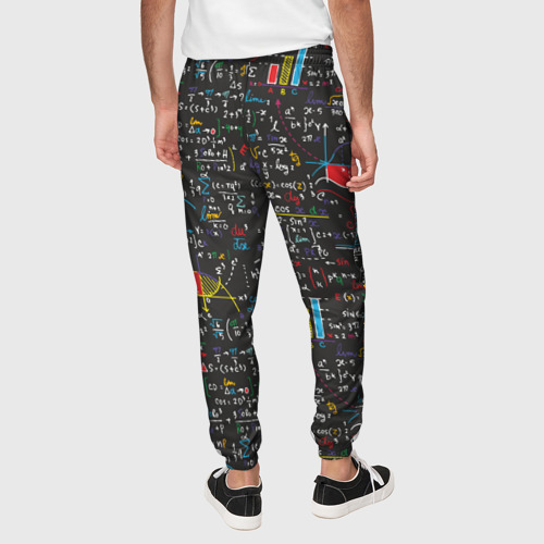 Мужские брюки 3D Шпаргалка по математике с формулами, цвет 3D печать - фото 5