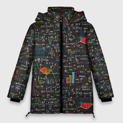Женская зимняя куртка Oversize Шпаргалка по математике с формулами