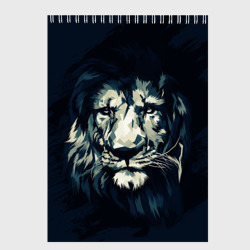 Скетчбук Голова царя-зверей льва