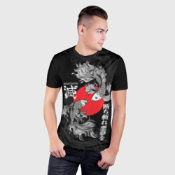 Мужская футболка 3D Slim Бойцовые петушки - истребители демонов - фото 2