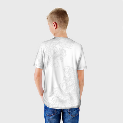 Детская футболка 3D Истребители демонов - бойцовые петушки, цвет 3D печать - фото 4