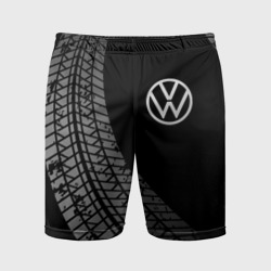 Мужские шорты спортивные Volkswagen tire tracks