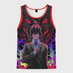 Мужская майка 3D Аки Хаякава и демон лис