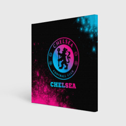 Холст квадратный Chelsea - neon gradient