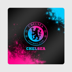 Магнит виниловый Квадрат Chelsea - neon gradient