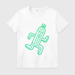 Мужская футболка хлопок Файнал фентези Cactuar