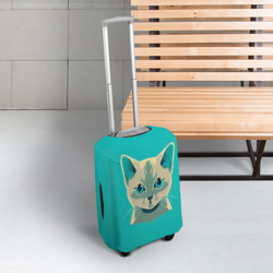 Чехол для чемодана 3D Милый котёнок - рисунок - фото 2