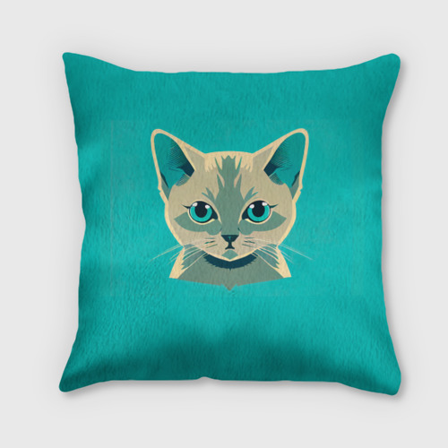 Подушка 3D Милый котёнок - рисунок