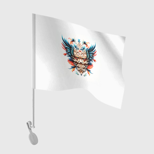 Флаг для автомобиля Маска шамана - ирезуми
