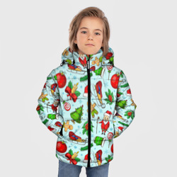 Зимняя куртка для мальчиков 3D Новогодний паттерн - фото 2