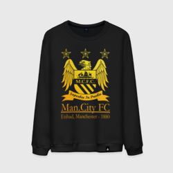 Мужской свитшот хлопок Manchester City gold