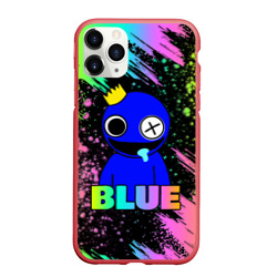 Чехол для iPhone 11 Pro Max матовый Rainbow Friends - Blue