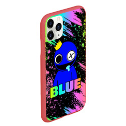 Чехол для iPhone 11 Pro Max матовый Rainbow Friends - Blue - фото 2