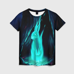Женская футболка 3D Водяной Кроль