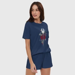 Женская пижама с шортиками хлопок Knight The Hollow Knight Adventure Game - фото 2