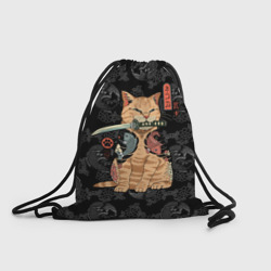 Рюкзак-мешок 3D Кот самурай - Якудза