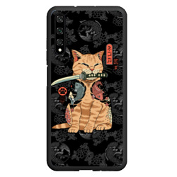Чехол для Honor 20 Кот самурай - Якудза