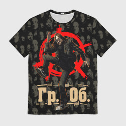 Мужская футболка 3D Гр.Об. - Летов