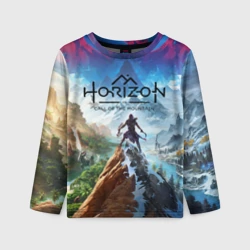 Детский лонгслив 3D Horizon call of the mountain keyart