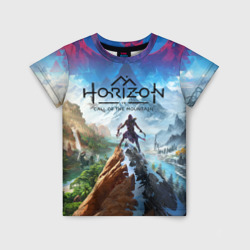 Детская футболка 3D Horizon call of the mountain keyart